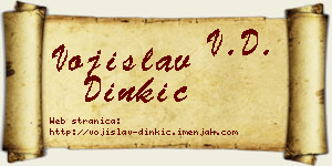 Vojislav Dinkić vizit kartica